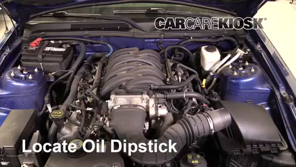 2007 Ford Mustang GT 4.6L V8 Coupe Huile Vérifier le niveau de l'huile